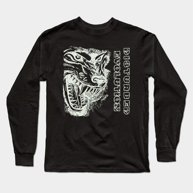 Disturbed Evolution Long Sleeve T-Shirt by Animals Project